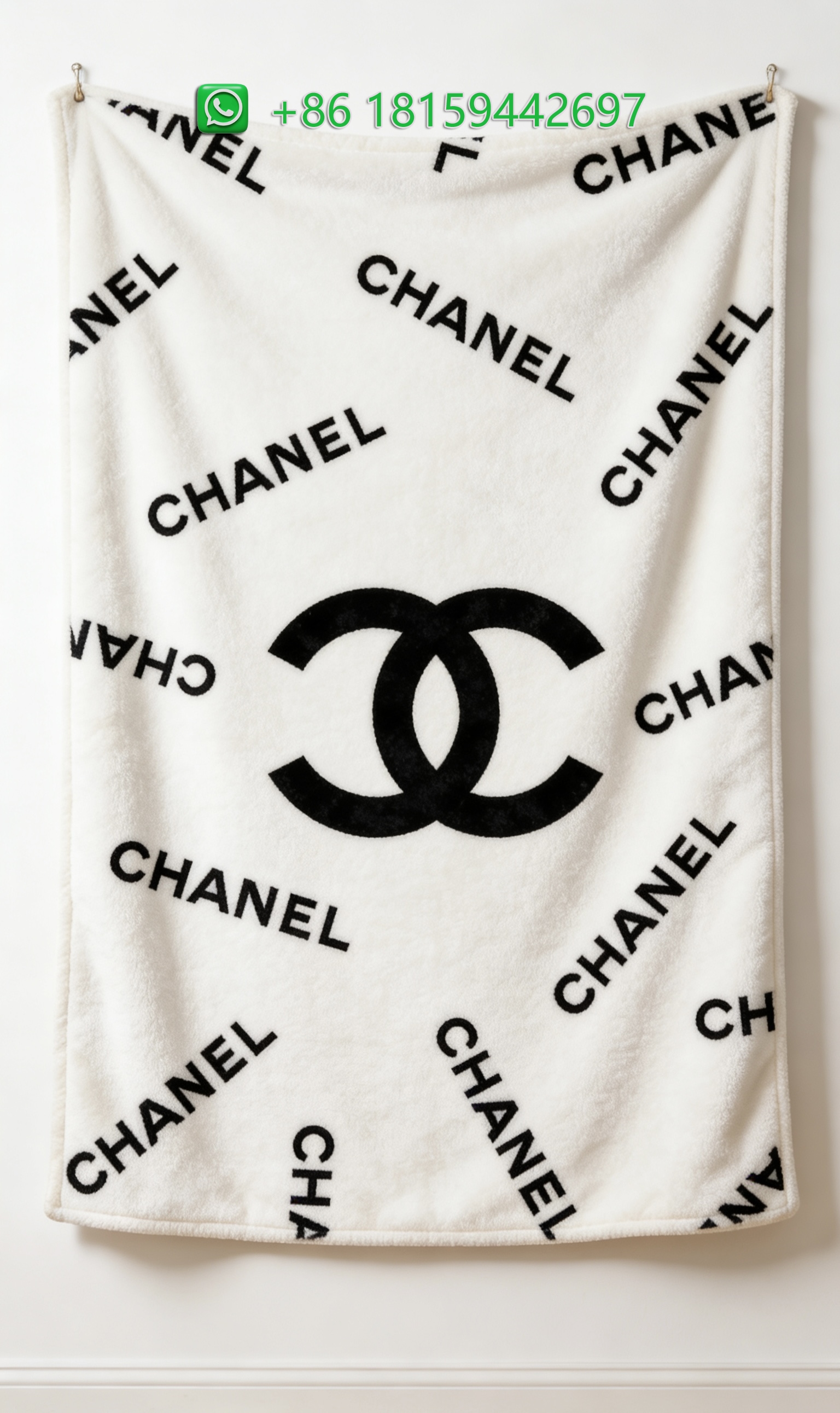 Chanel Throw Blankets